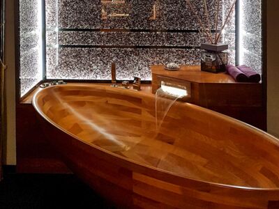 Glaszone Wall Panels in the bath room - sanitary