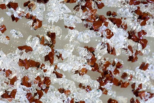 Glaszone Glass Crystals brown-white Glaszone Glass Crystals brown-white